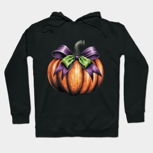 Fall Pumpkin with Big Bow Hoodie